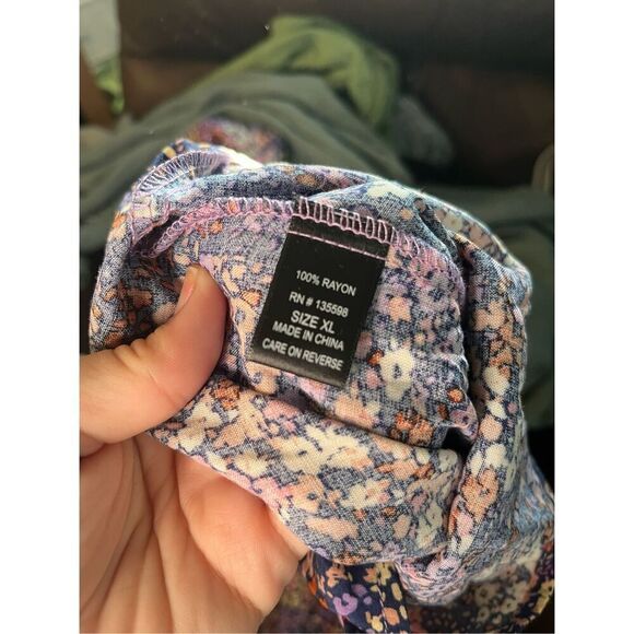 LIBERTY LOVE Floral print Jumpsuit Size XL - Picture 4 of 11